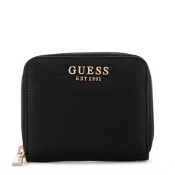 GUESS Eco Brenton Zwarte Ritsportemonnee SWEVG8-73737-BLA