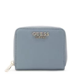 GUESS Eco Brenton Blauwe Ritsportemonnee SWEVG8-73737-SLA