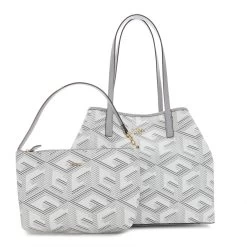 GUESS Vikky Witte Shopper HWSA69-95290-STL