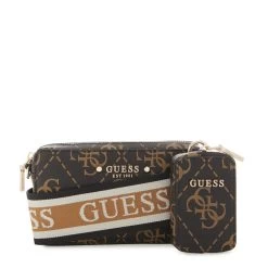 GUESS Rea Bruine Crossbody Tas HWSG89-63740-BNL