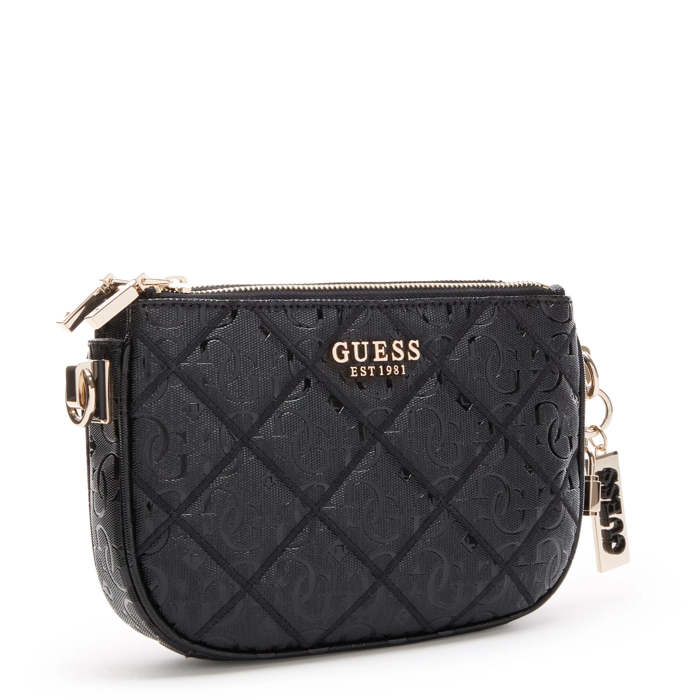GUESS Caddie Zwarte Crossbody Tas HWGG87-83730-BLA - Image 3