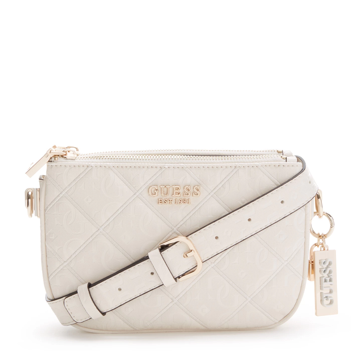 GUESS Caddie Witte Crossbody Tas HWGG87-83730-STO