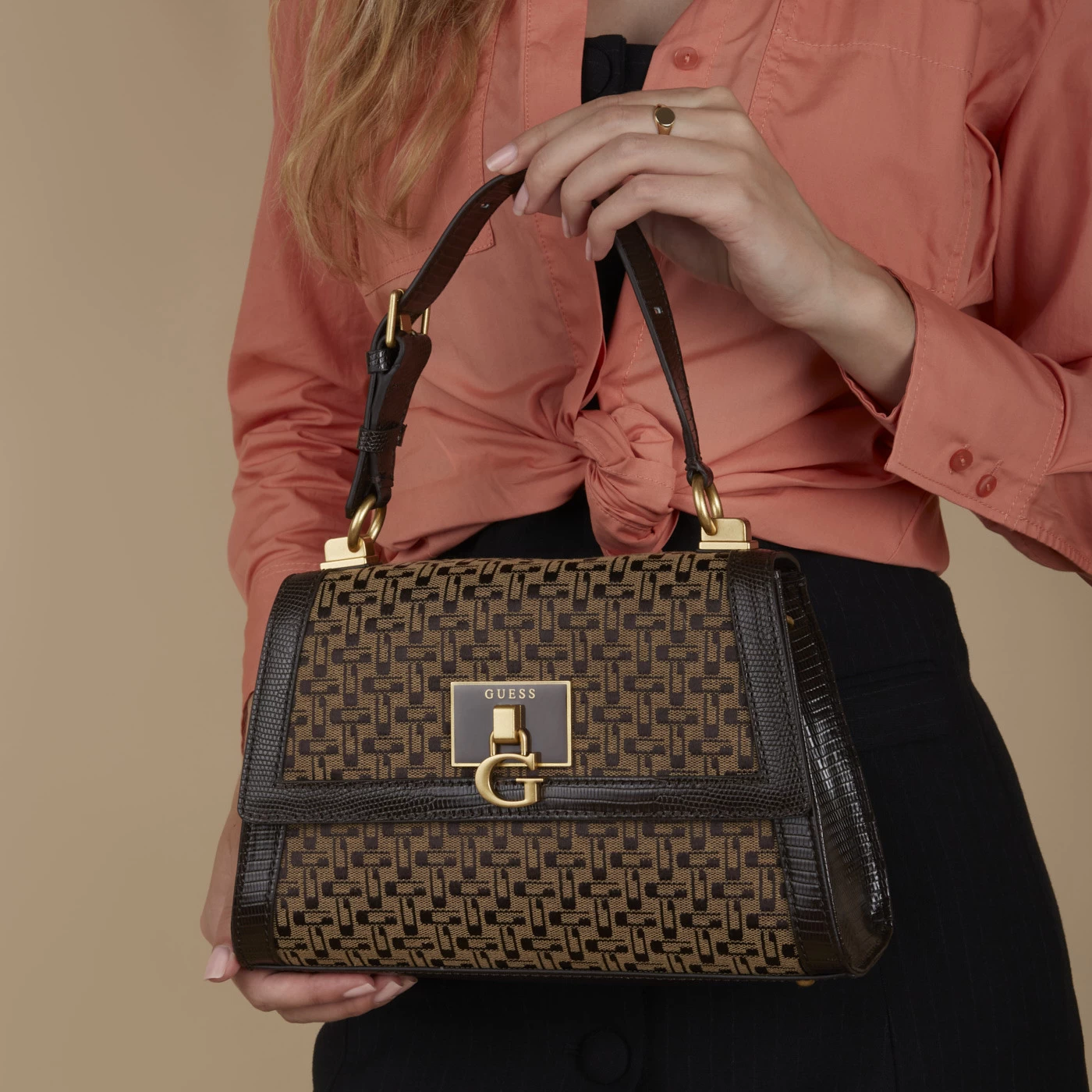 GUESS Stephi Bruine Handtas HWJK78-75200-BNL - Image 2