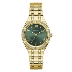 Womens Guess Gold-Tone Cosmo Watch - GW0033L8