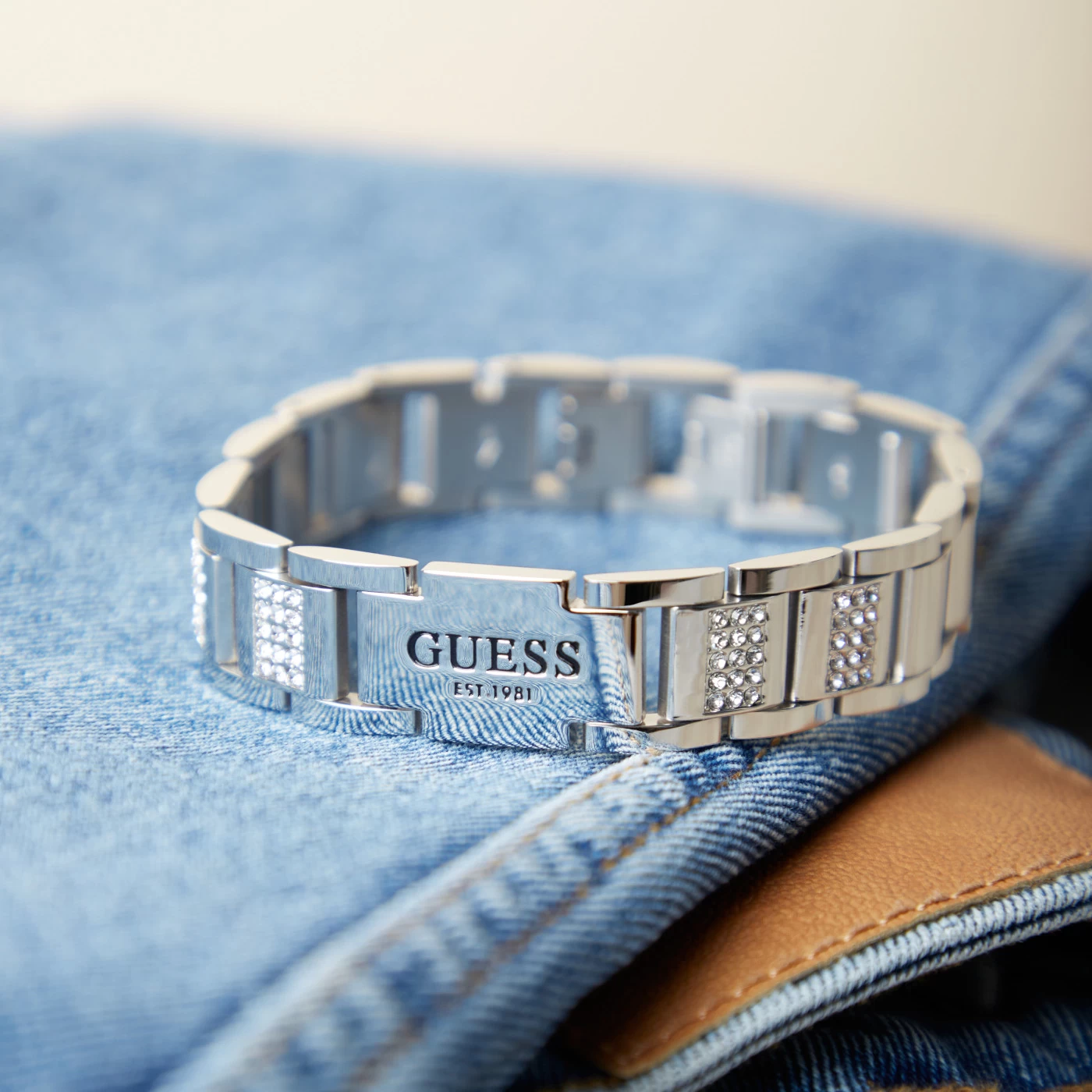 GUESS Frontiers Zilverkleurig Armband JUMB01341JWSTT-U - Image 3