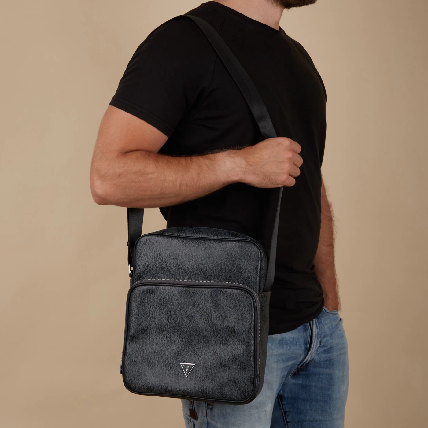 GUESS Vezzola Zwarte Crossbody Tas HMEVZL-P3213-BLA - Image 2