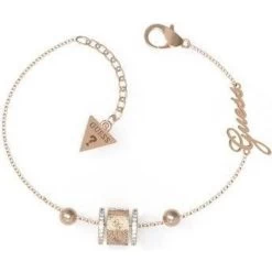 Guess Round Harmony Bracelet - Rose Gold/Transparent