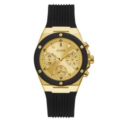 Guess Black & Gold-Tone Sport Watch - GW0030L2