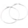 Guess Large Silver Hoop Earrings