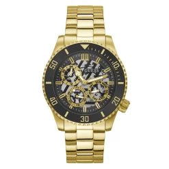 Mens Guess Watches® Gold Case Stainless Steel Watch - GW0488G2