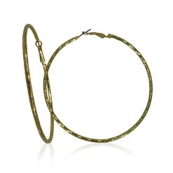 Guess Textured Hoop Earrings