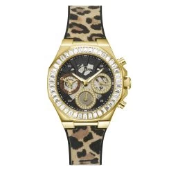 Guess Watches® Leopard Print Leather Watch - GW0463L1
