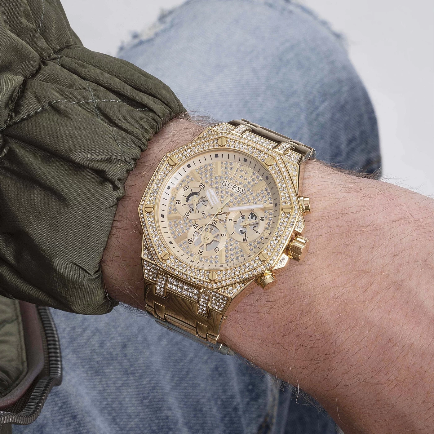 GUESS Momentum Goldcoloured Watch GW0419G2 - Image 2