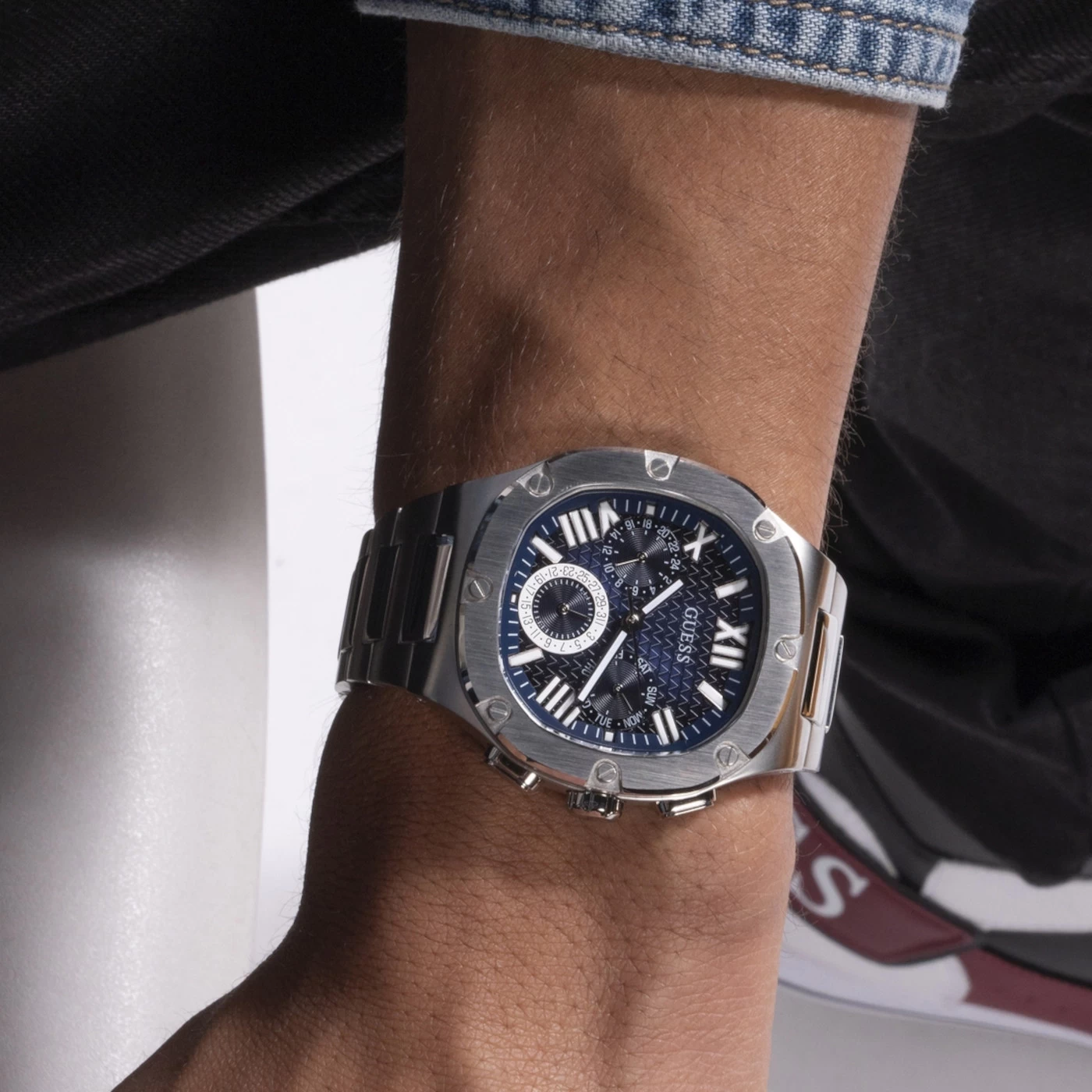 GUESS Headline Heren Horloge GW0572G1 - Image 4