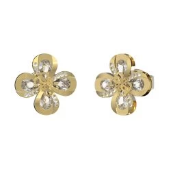 Guess Amazing Blossom Goudkleurige Oorbellen JUBE03059JWYGT-U
