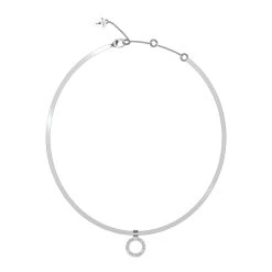 Guess Circle Lights Zilverkleurige Ketting JUBN03171JWRHT-U